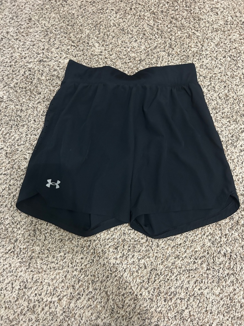 Under Armour Black Mens Performance Running Shorts